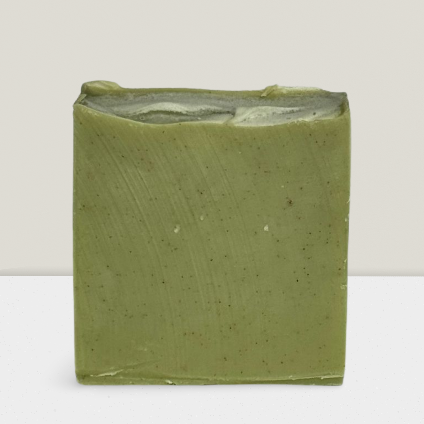 Green Goddess natural soap bar with tea tree, eucalyptus, and lemon